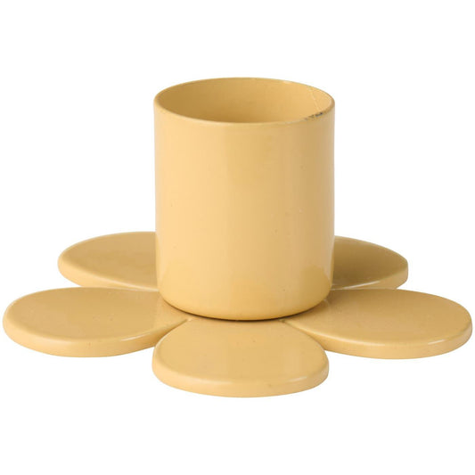 Kerzenhalter blumenförmig cafe cream - Ib Laursen