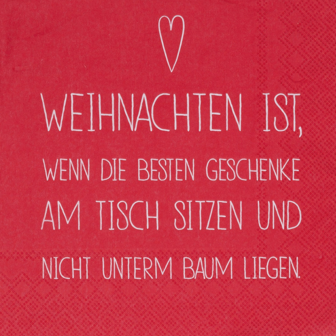 Servietten "Weihnachten ist" - Räder