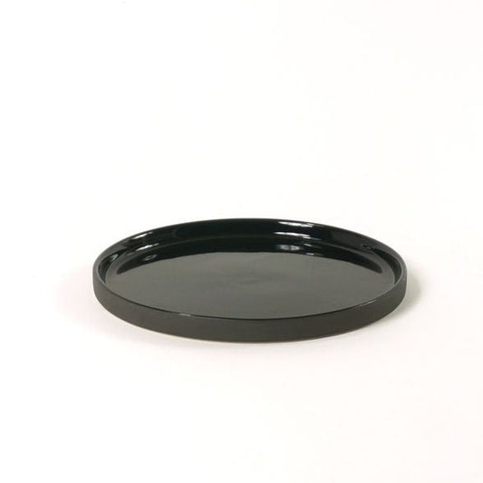 Teller glänzend schwarz - Kinta