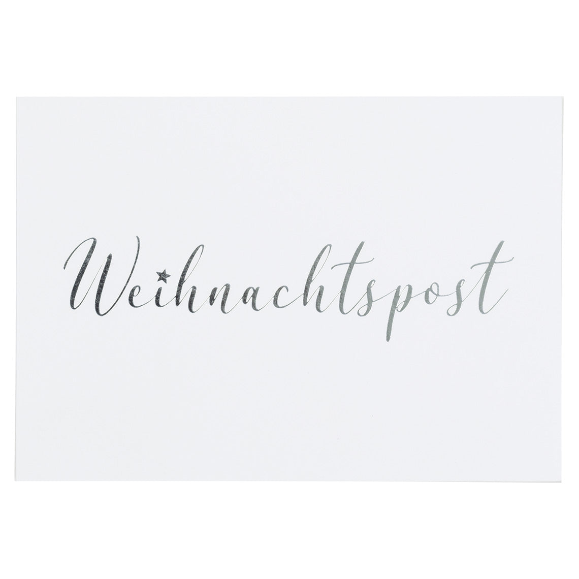 Weihnachtswunschkarte "Weihnachtspost" - Räder