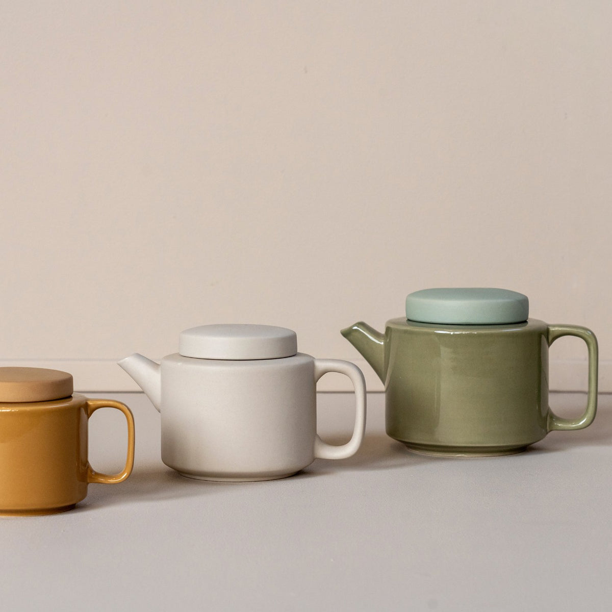 Teekanne Cyl XL Cer celadon 1350 ml - Kinta