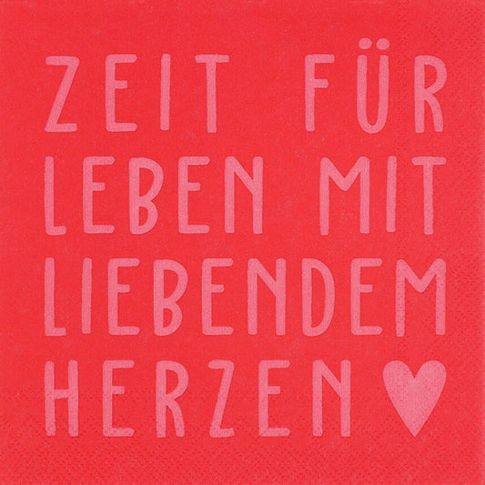 Cocktailservietten "Zeit für Leben" - Räder