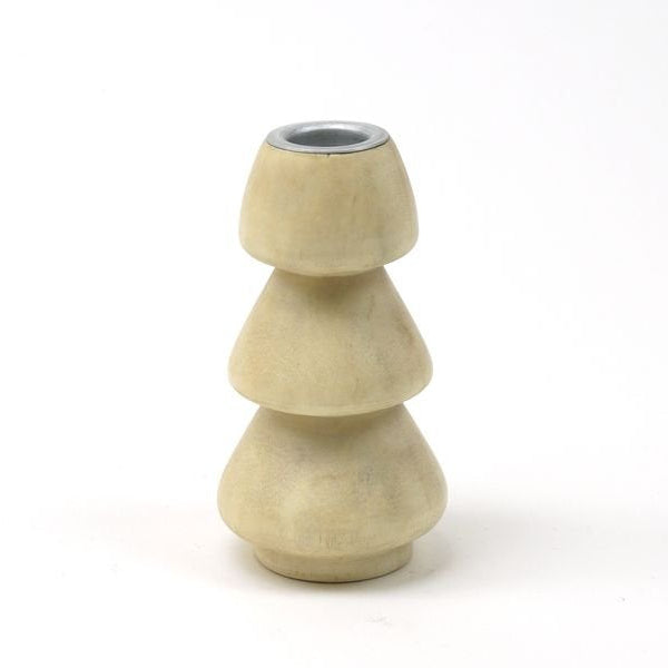 Kerzenhalter gem x-mas tree, natur 13 cm - Kinta