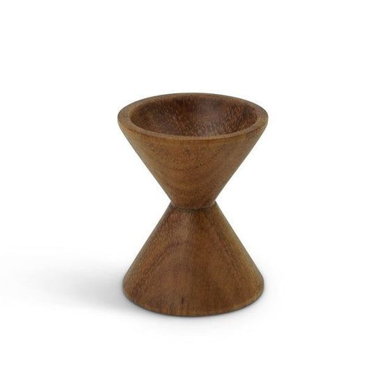 Eierbecher aus Akazien-Sandglas 5×6,5cm - Kinta