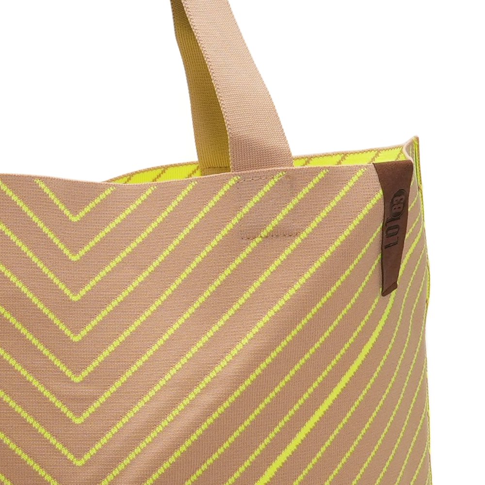 Shopper Lexi - Neon Gelb/Beige - LOT83