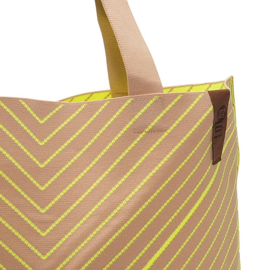 Shopper Lexi - Neon Gelb/Beige - LOT83