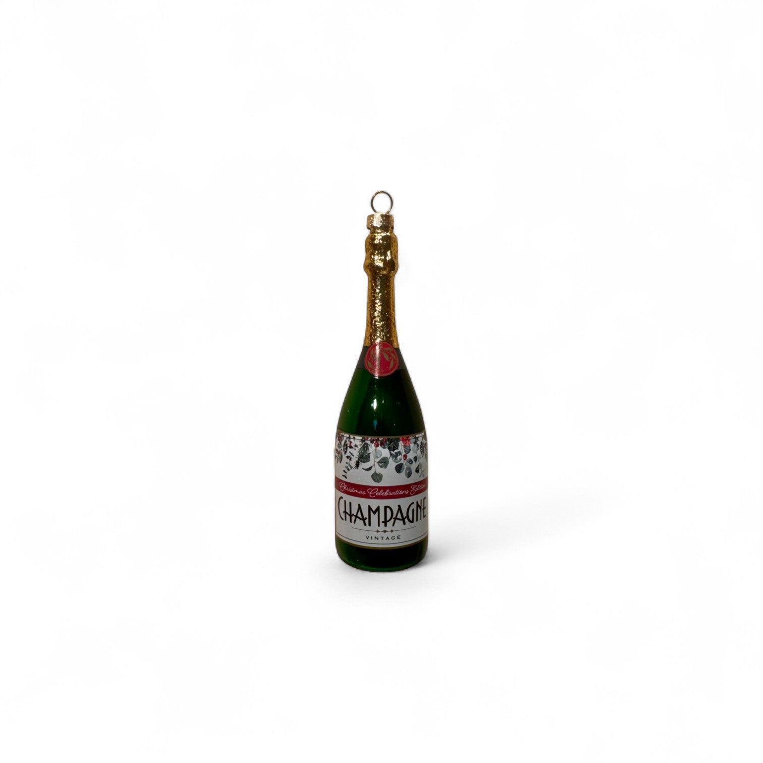Christbaumkugel "Champagner" - Weihnachtsland