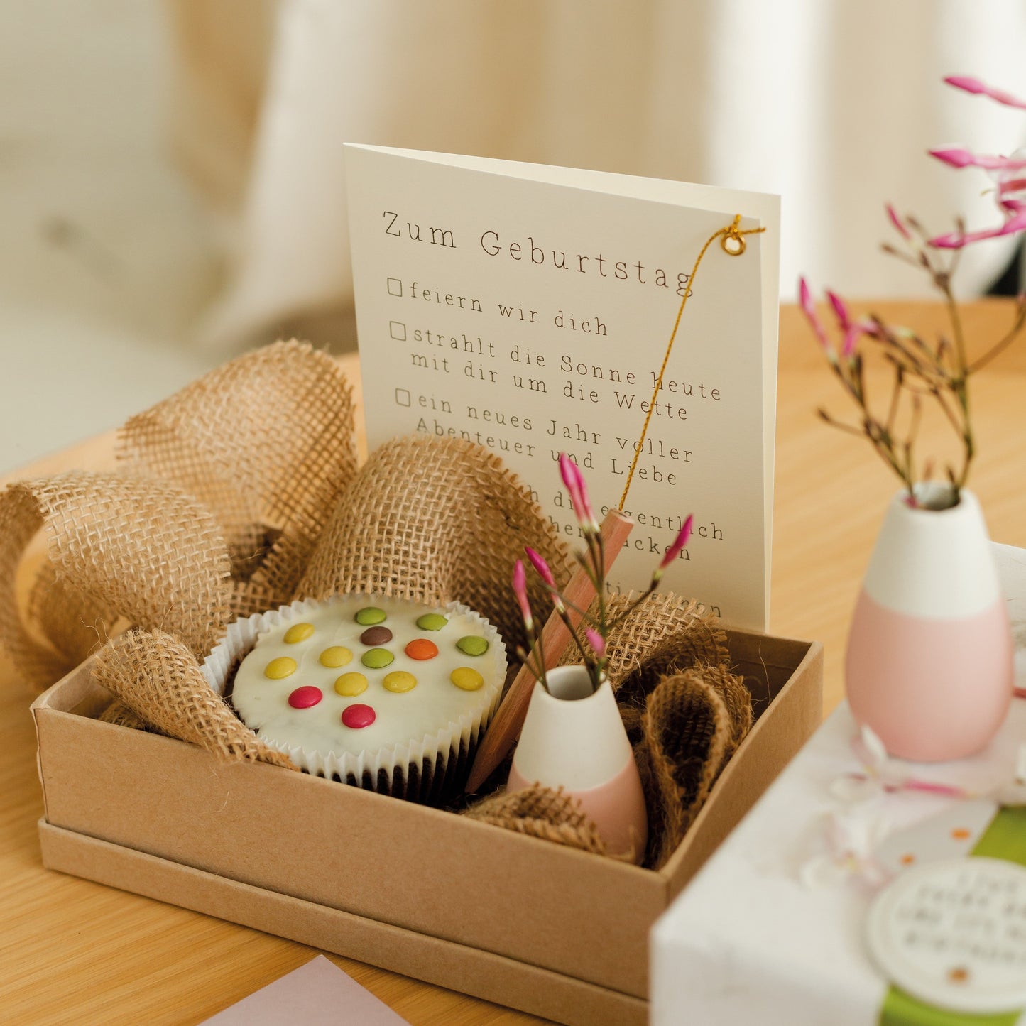 Ankreuzkarte "Zum Geburtstag" - Räder