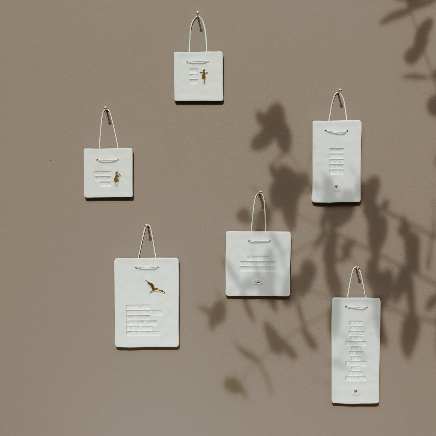 Poesiefliese "There is no place like home" - Räder