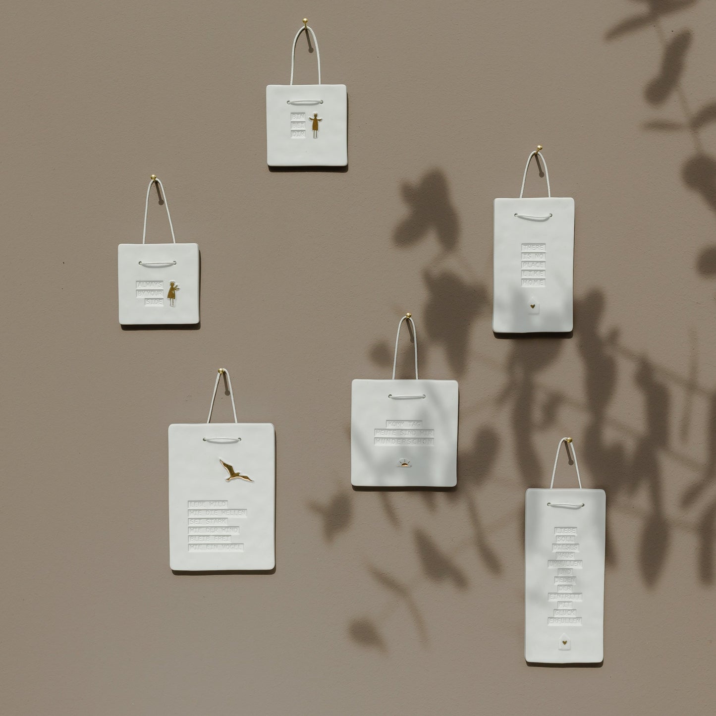 Poesiefliese "Komm Tag heute sind wir wunderschön" - Räder