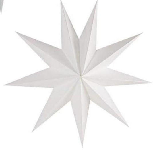 Papierstern weiß klein