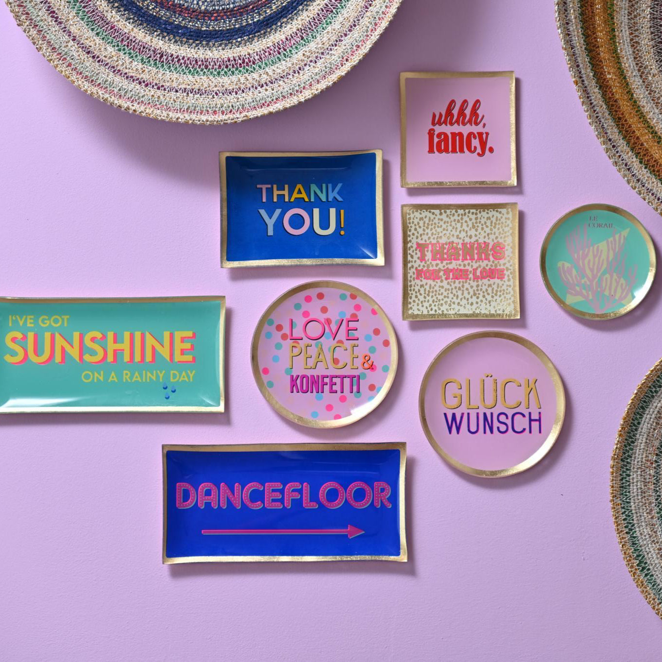 Love Plates S "Uhhh fancy" rosa - Giftcompany