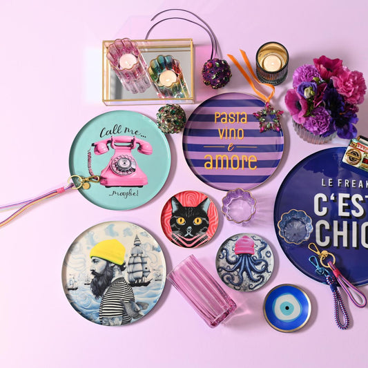 Jacquard Windlicht Wave Regenbogen - Giftcompany