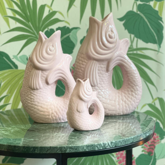 Mamsell Koi Fisch Vase weiß klein - Giftcompany