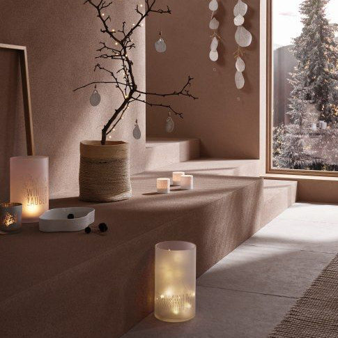 Winterzauber Windlicht "Winter" dreisprachig - Räder