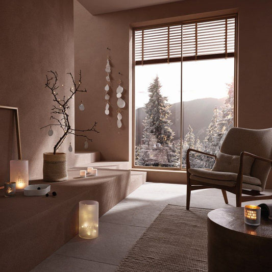 Winterzauber Windlicht "Winter" dreisprachig - Räder