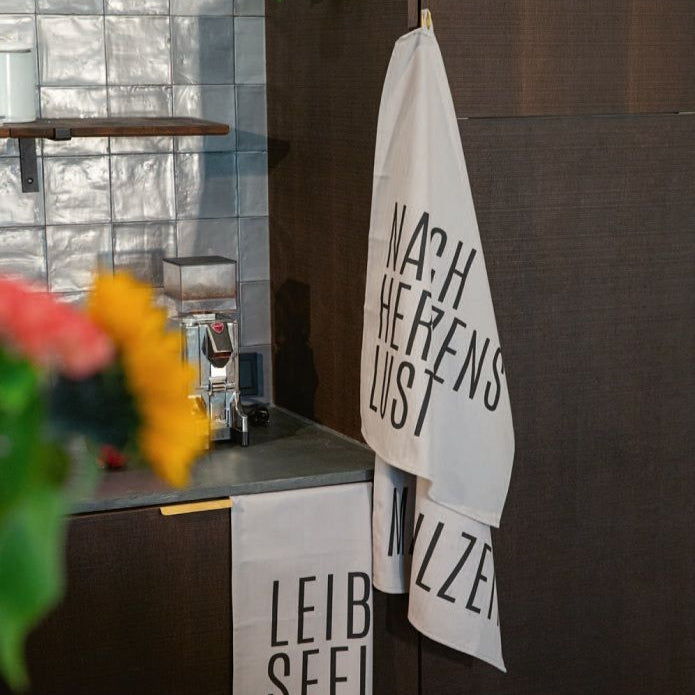 Geschirrtuch Set "Herzenslust" und "Leib & Seele" - Räder