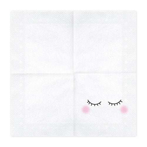 Servietten "smiling face"