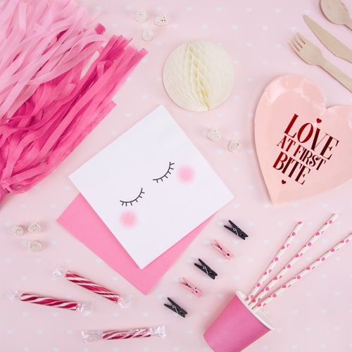 Servietten "smiling face"