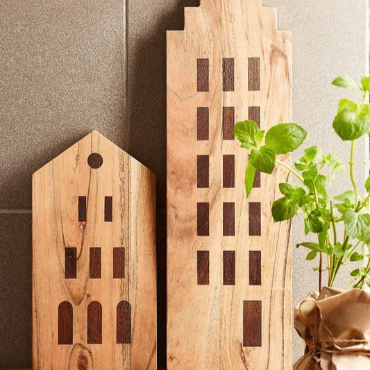 Schneidebrett "Stadthaus" - Räder