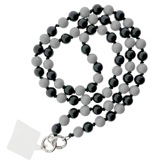 Handykette lang - Schwarz/Grau - LOT83