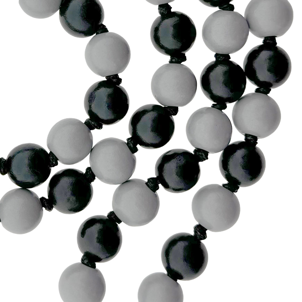 Handykette lang - Schwarz/Grau - LOT83