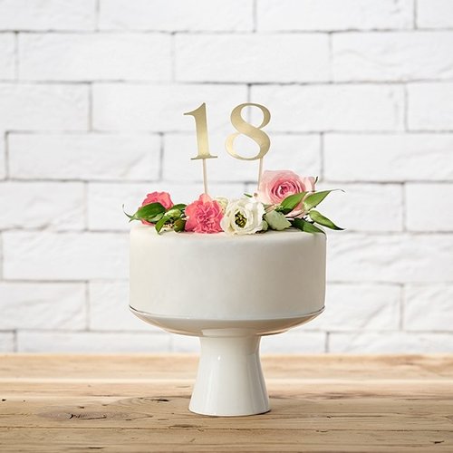 Tischnummern 1-10 gold