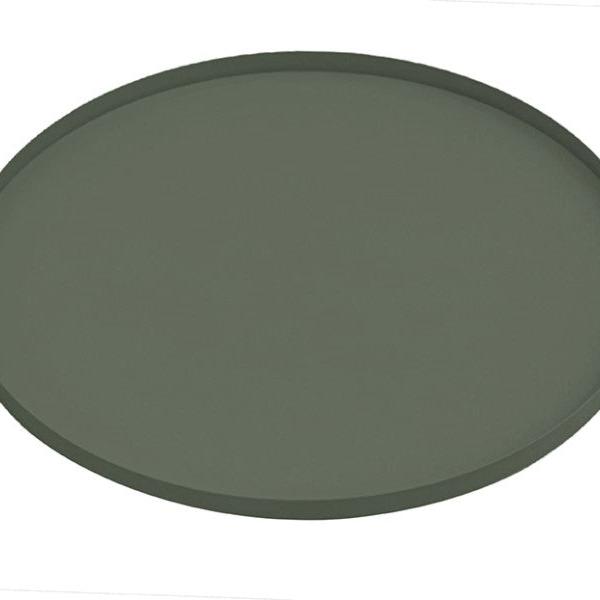 Tablett rund jungle green - Present Time