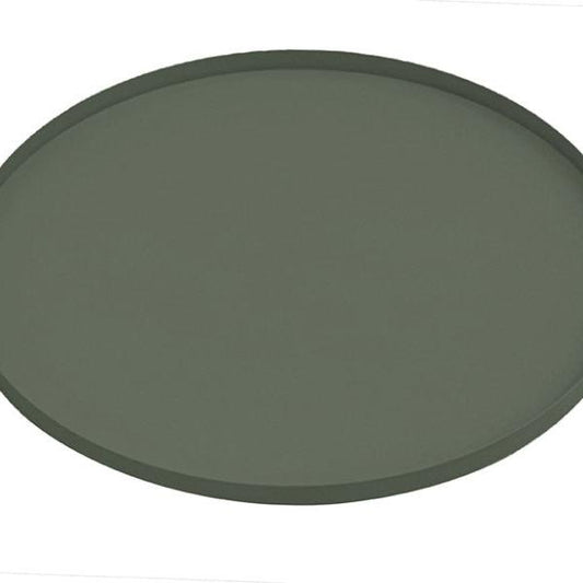 Tablett rund jungle green - Present Time