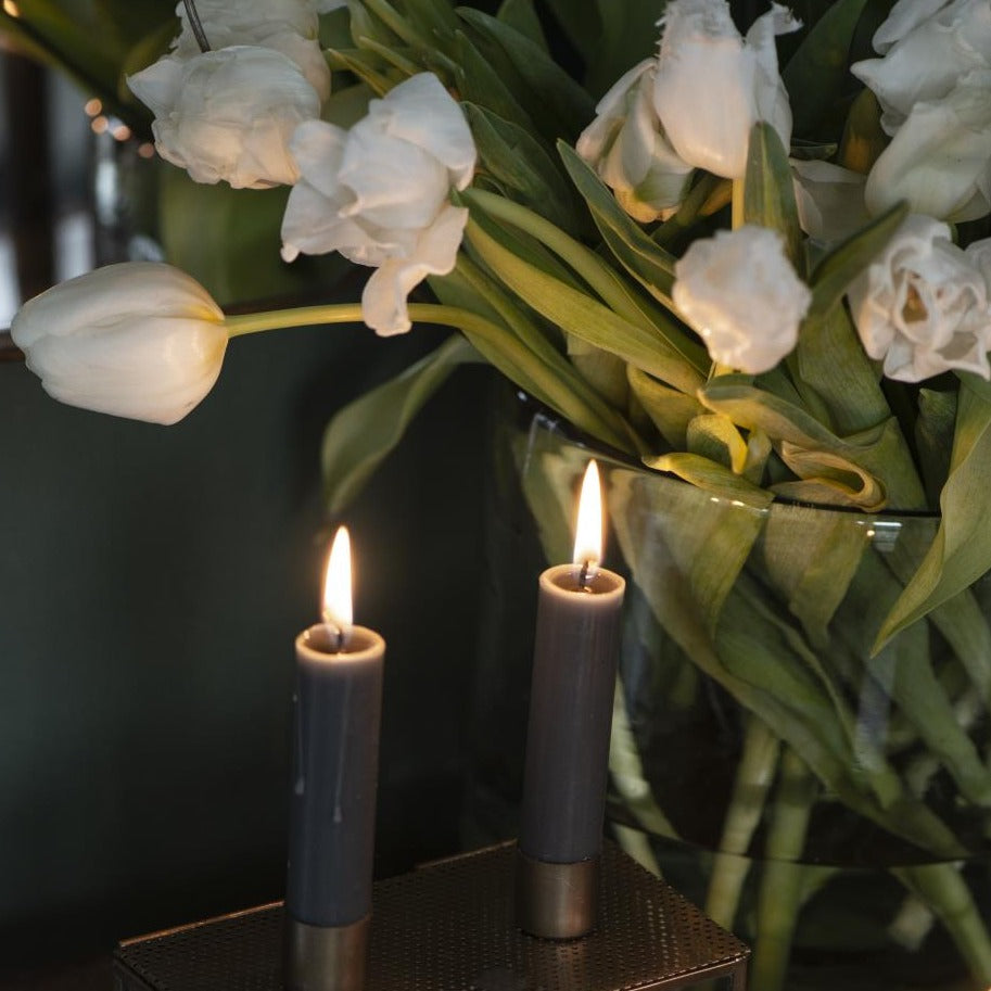 Stabkerze dunkelgrau 5er Set - Ib Laursen