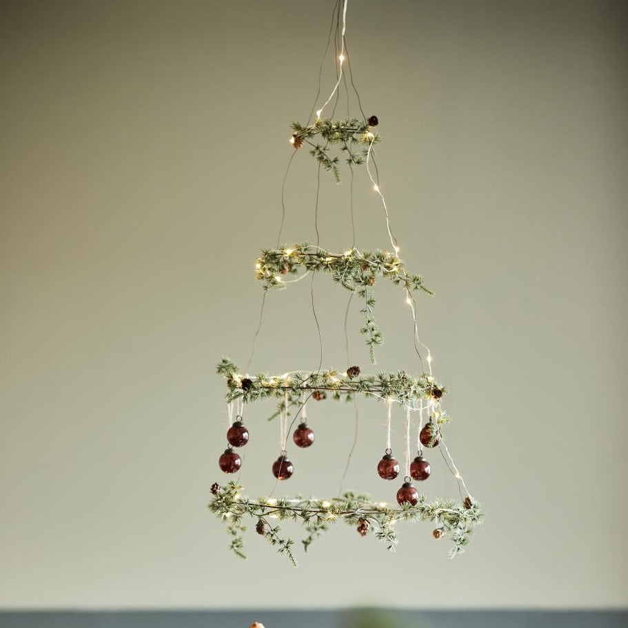 Hänger mit 4 Ringen mit Draht - Ib Laursen