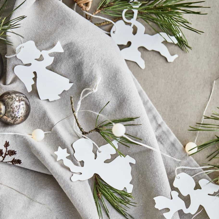 Scherenschnitt Engel 4 er Set - Ib Laursen