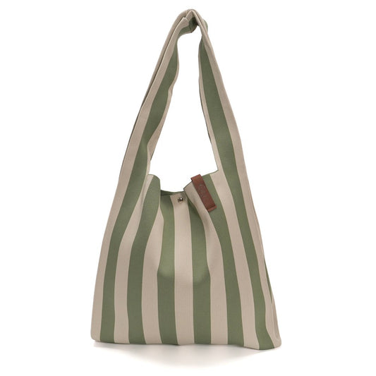 Shopper Lois - Grün/Beige - LOT83
