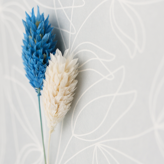 Applikations - Doppelkarte "Für Dich" blau