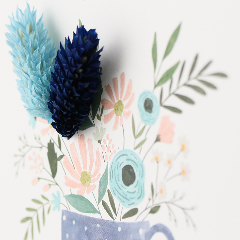 Applikations - Doppelkarte "Gute Besserung"