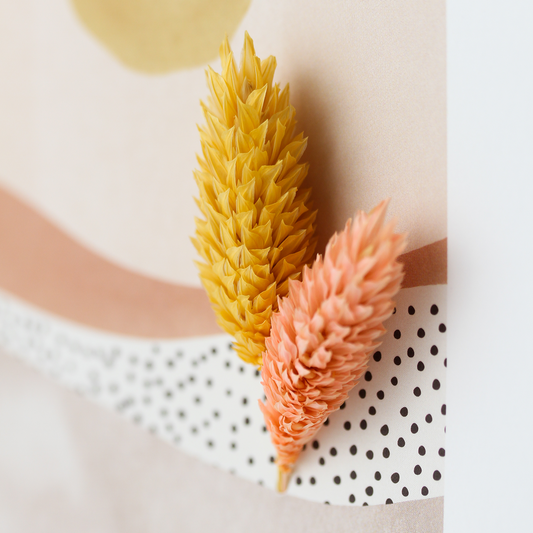 Applikations - Doppelkarte "Viel Glück"