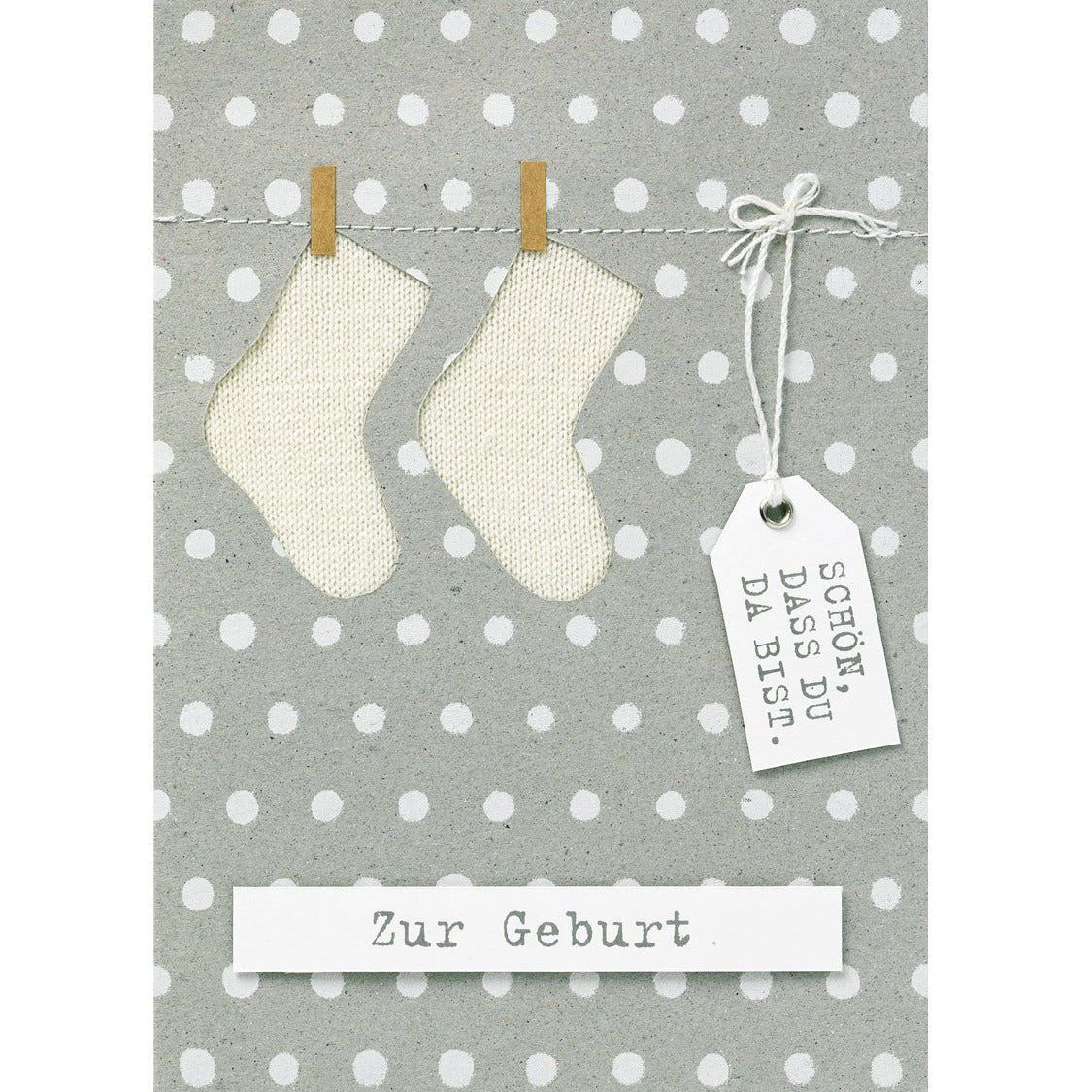 Babykarte "Zur Geburt" - Räder
