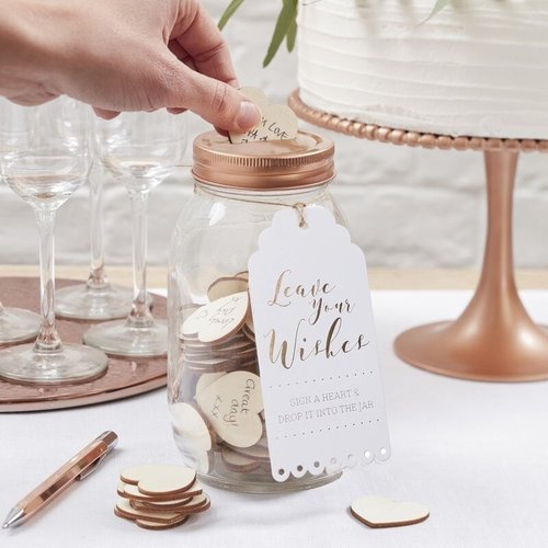 Gästebuch "Wünsche Glas"