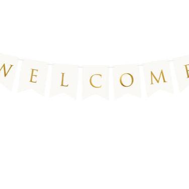 Girlande "Welcome" clean chic