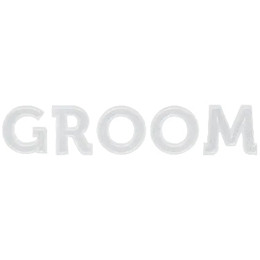Aufbügelbild "GROOM"