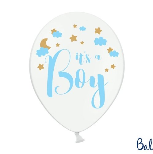 Ballons "It´s a Boy" 6 Stück