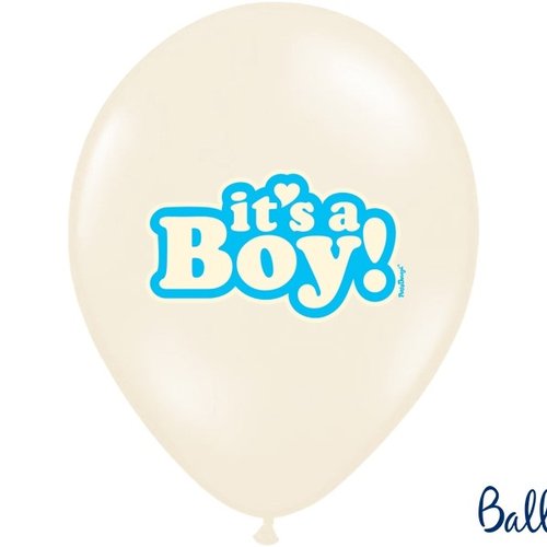 Ballons "It´s a Boy" Pastell Mix 6 Stück