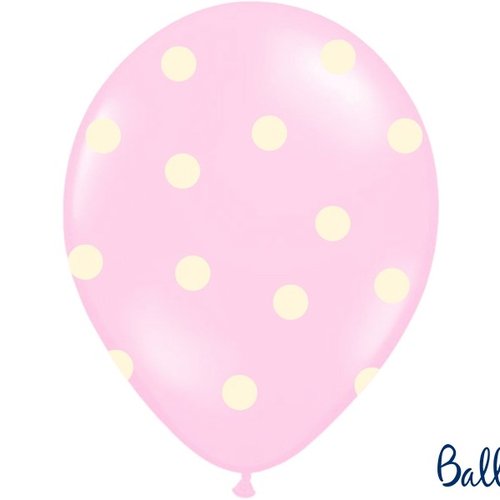 Ballons "It´s a Girl" Pastell Mix 6 Stück