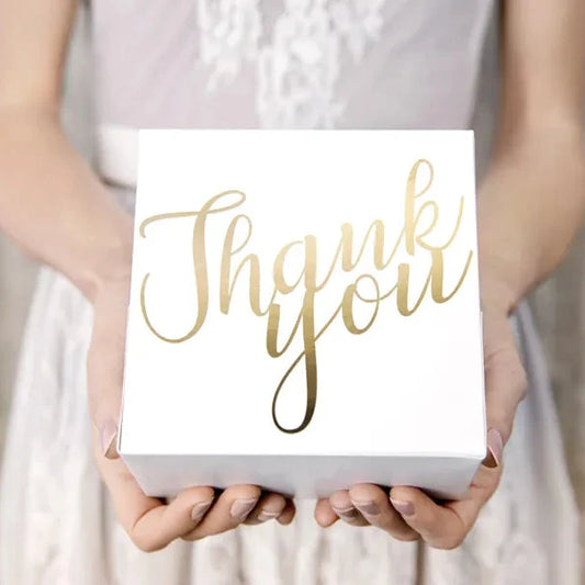 Cake Box "Thank You" 10 Stk