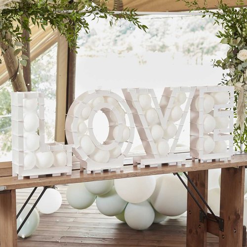 Love Ballon Buchstaben