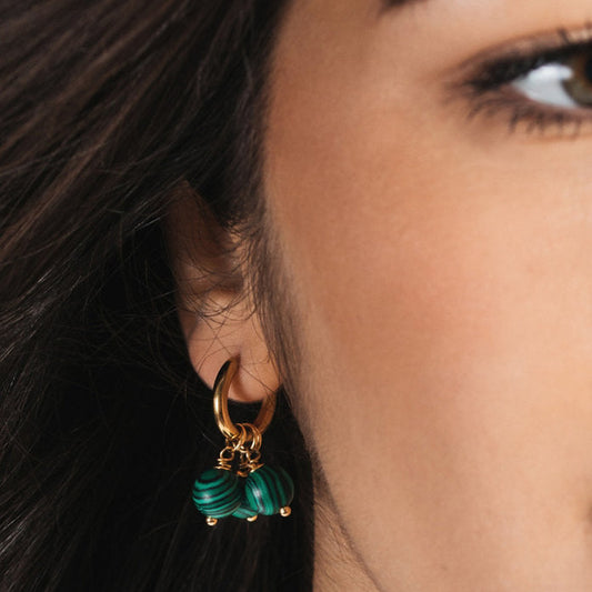 Malia Charm grün gold - blumenkind