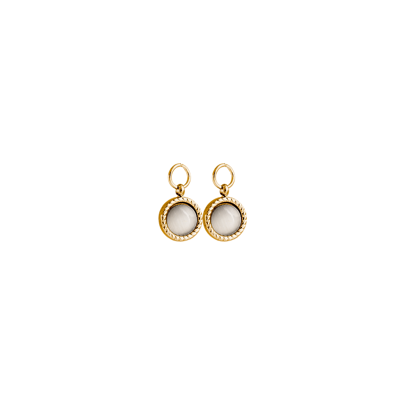 Malia Charm white elegancy gold - blumenkind