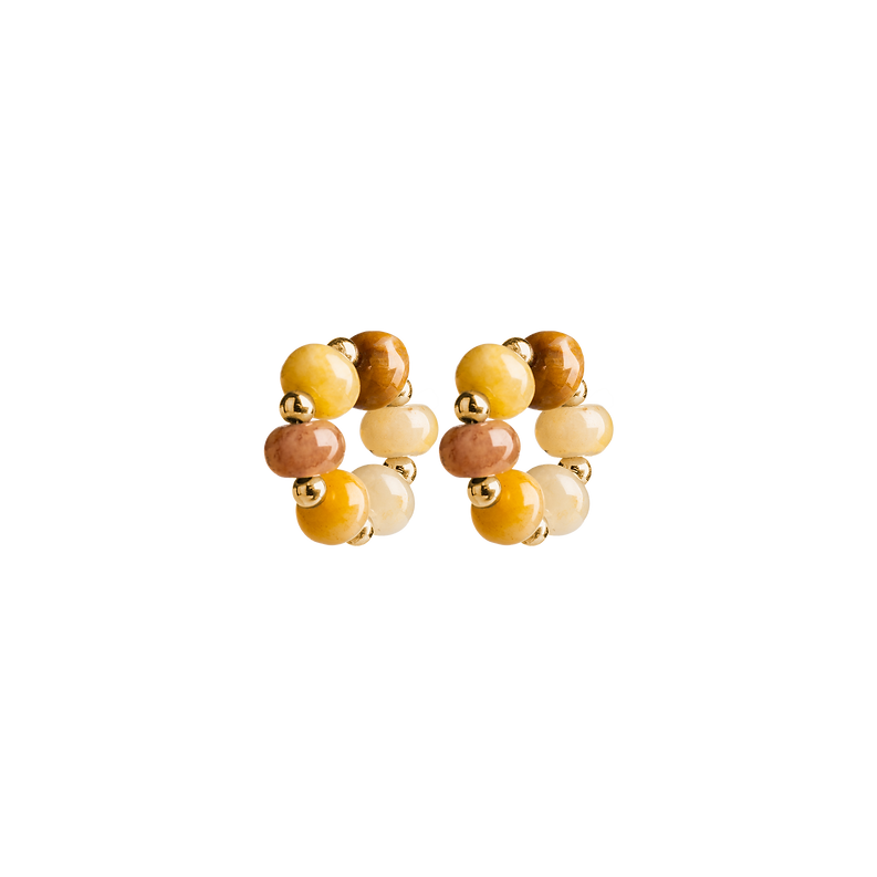 Malia Charm round classic gold - blumenkind
