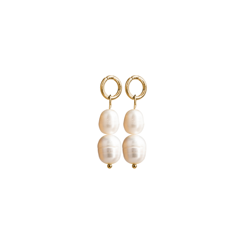 Malia Charm big pearl gold - blumenkind