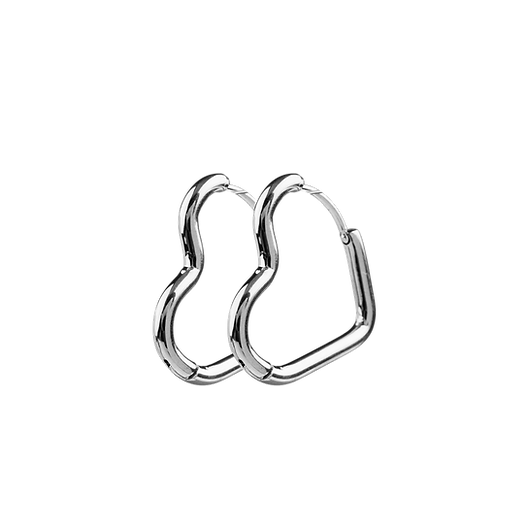 Creole Malia Creolen Herz silber - blumenkind